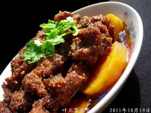 粉蒸五花肉的做法