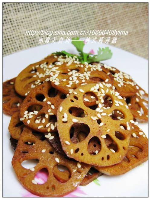 韩式酱莲藕的做法