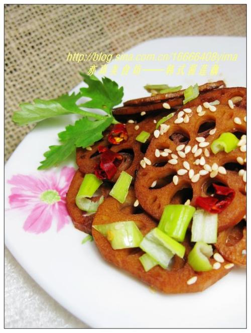 韩式酱莲藕的做法