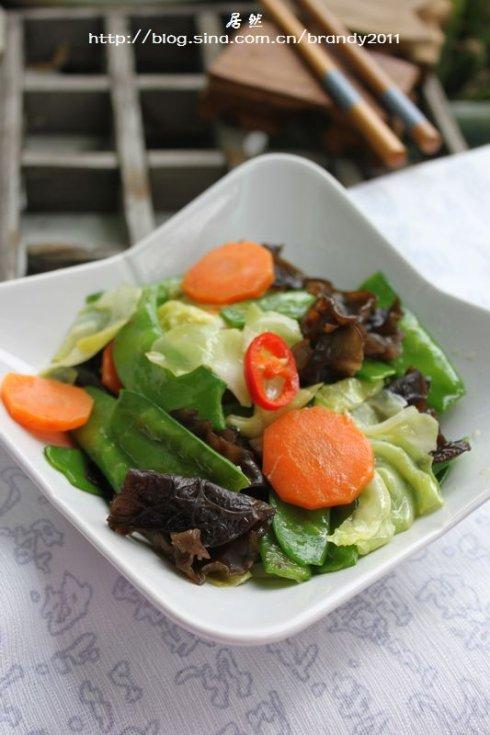 鲜炒杂蔬的做法