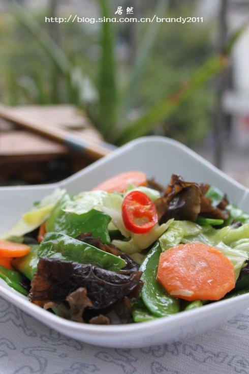 鲜炒杂蔬的做法