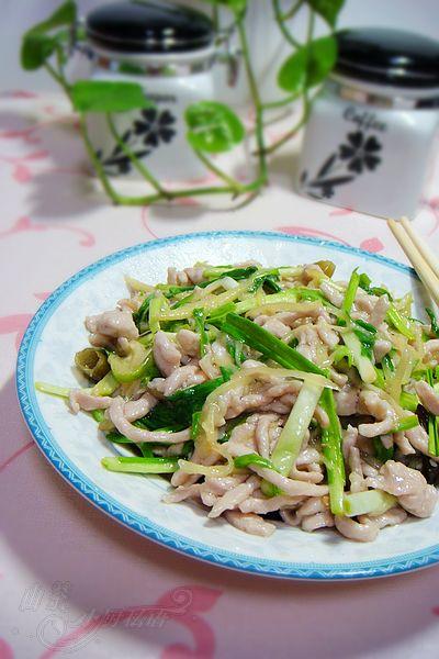 仔姜熘肉丝的做法