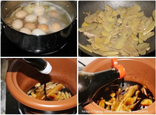 广式猪脚姜醋蛋的做法