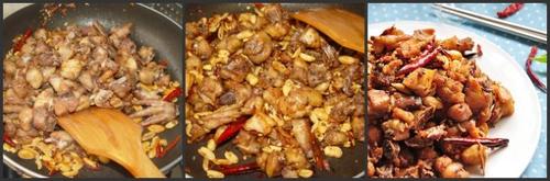 花生米辣子鸡的做法