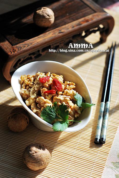 老醋核桃仁的做法