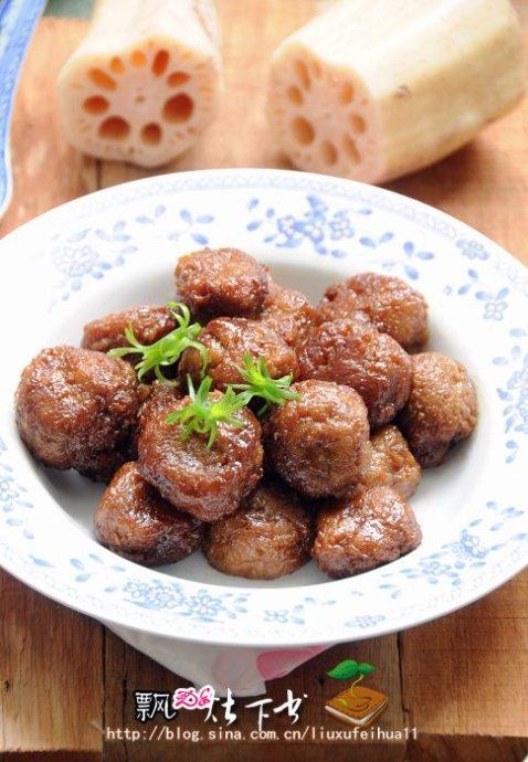 糖醋藕丸的做法