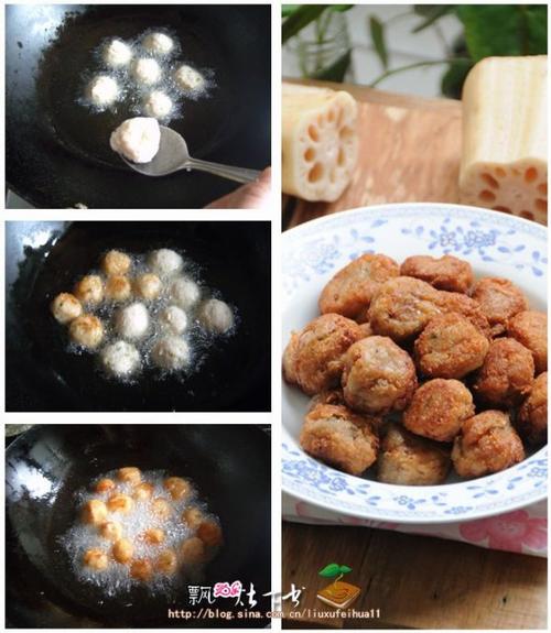 糖醋藕丸的做法