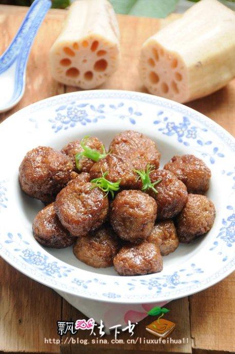 糖醋藕丸的做法