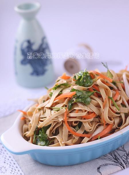 凉拌干豆腐的做法