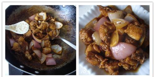 洋葱烧鸡块的做法