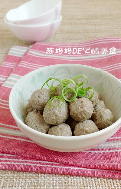 蔬菜牛肉丸的做法