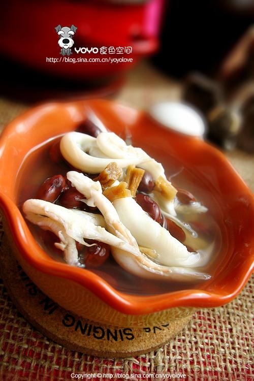 银鱼北芪红豆汤的做法