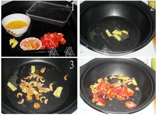 番茄紫菜蛋花汤的做法