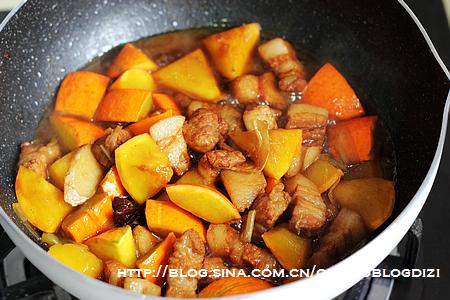 腊肉南瓜盅VS南瓜红烧肉的做法
