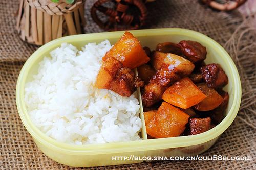 腊肉南瓜盅VS南瓜红烧肉的做法