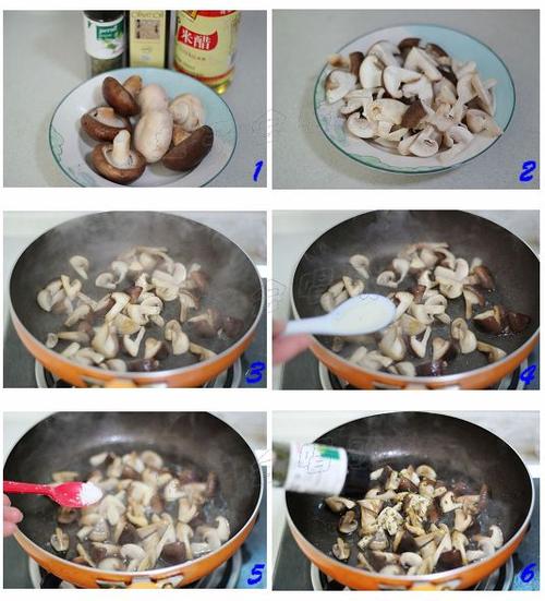 油醋双菇的做法