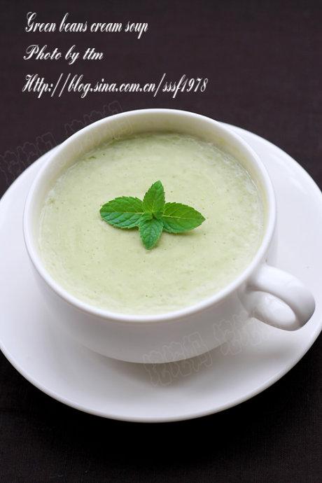 青豆奶油浓汤的做法
