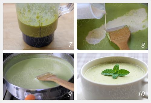 青豆奶油浓汤的做法