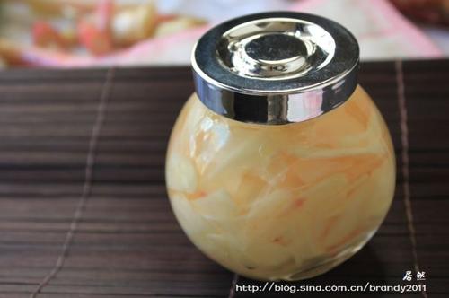 糖醋仔姜的做法