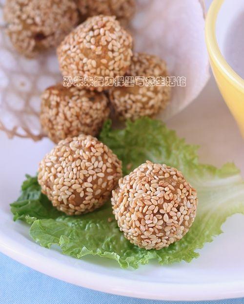 自制藕粉和麻香藕丸的做法