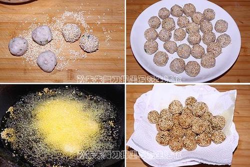 自制藕粉和麻香藕丸的做法