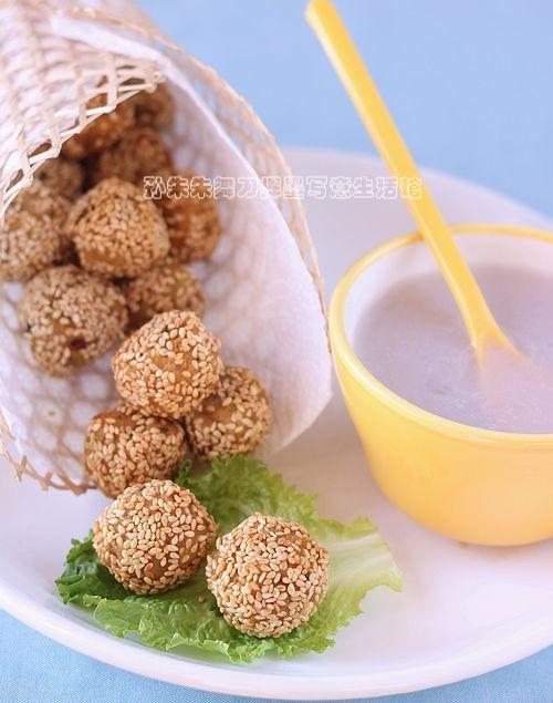 自制藕粉和麻香藕丸的做法