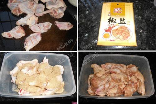 香煎椒盐鸡翅的做法