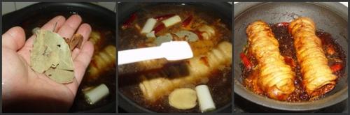 香辣鸡腿卷的做法