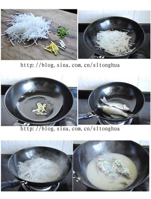 鲫鱼萝卜丝汤的做法