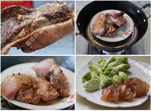 儿菜咸肉煲仔饭的做法