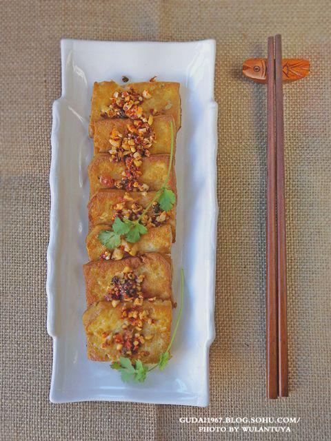 鱼香煎豆腐的做法