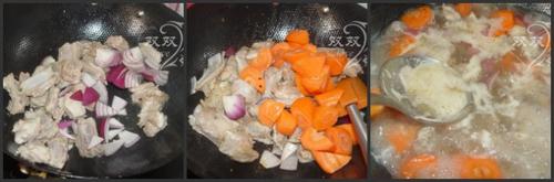 咖喱羊排饭的做法