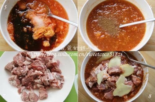 木瓜羊肉串的做法