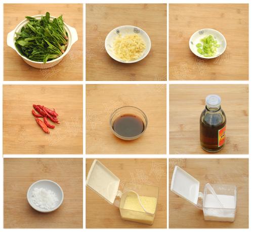 姜汁菠菜卷的做法