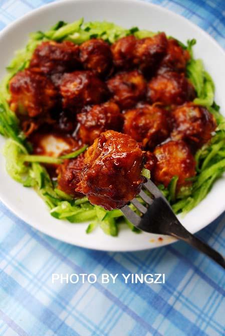 麻辣鸡丝土豆球的做法