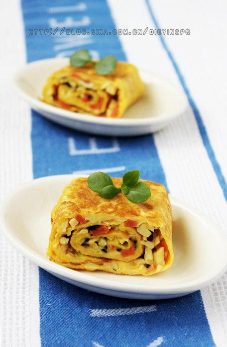 笋尖煎蛋的做法