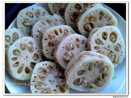 风味藕夹子的做法