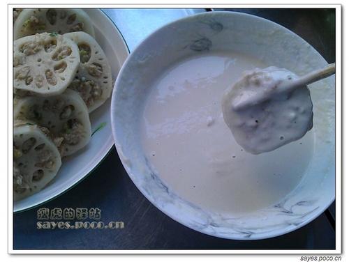 风味藕夹子的做法