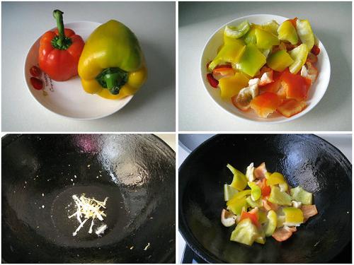 酸甜彩椒的做法