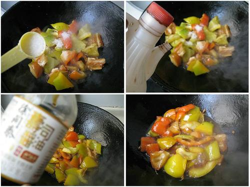 酸甜彩椒的做法