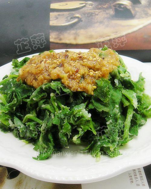 粉蒸芹菜的做法