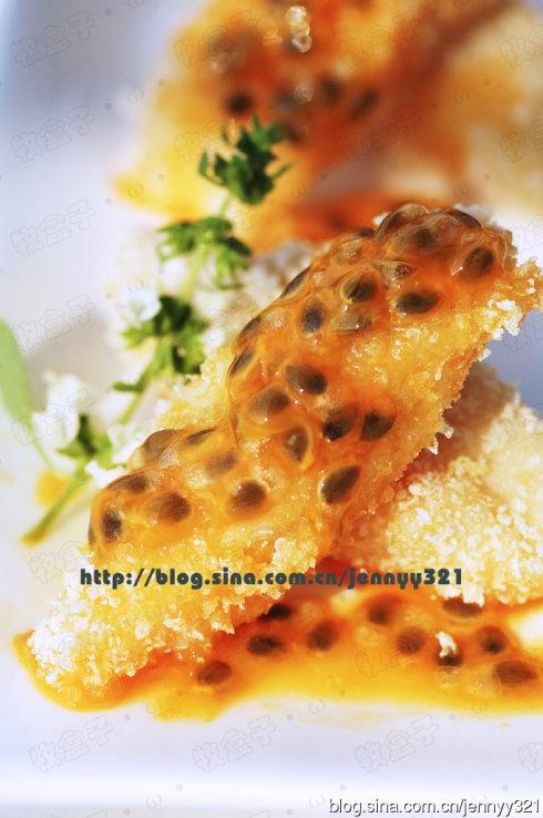 香酥炸鱼柳佐百香果汁的做法