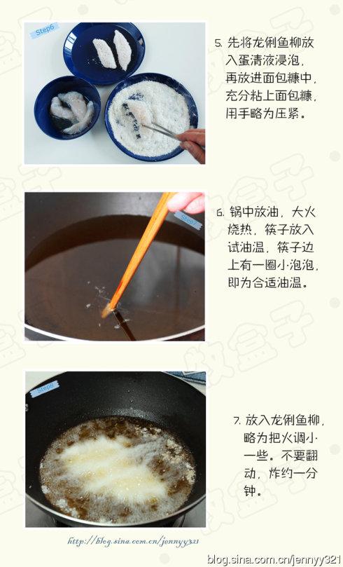 香酥炸鱼柳佐百香果汁的做法