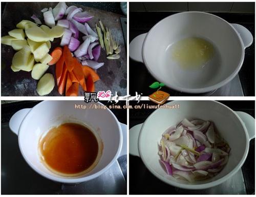 咖喱蔬菜牛尾煲的做法