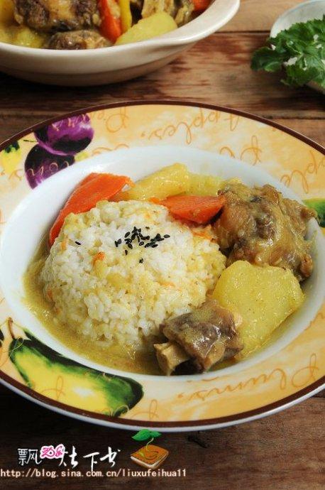 咖喱蔬菜牛尾煲的做法