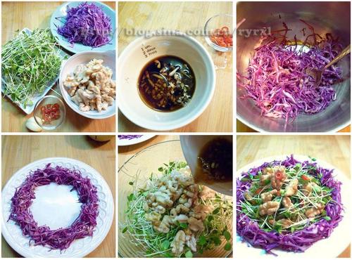 五彩桃仁香椿苗的做法