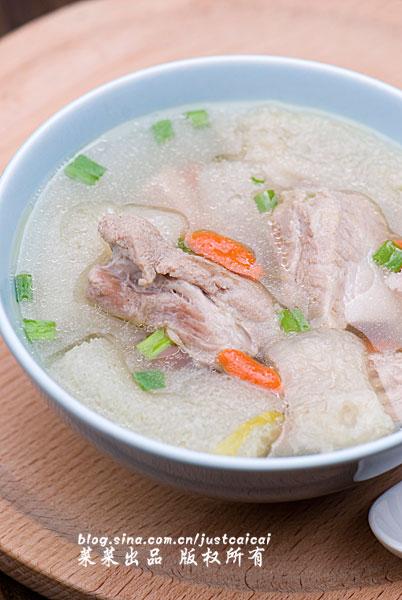 竹荪排骨保肝降脂汤的做法