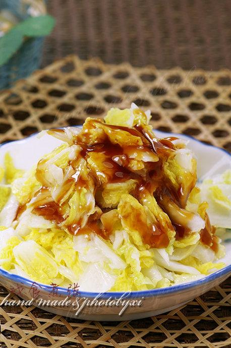 蒜蒸白菜的做法