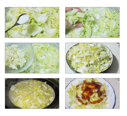 蒜蒸白菜的做法