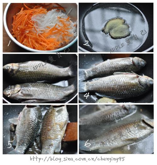 鲜辣萝卜丝鲫鱼汤的做法